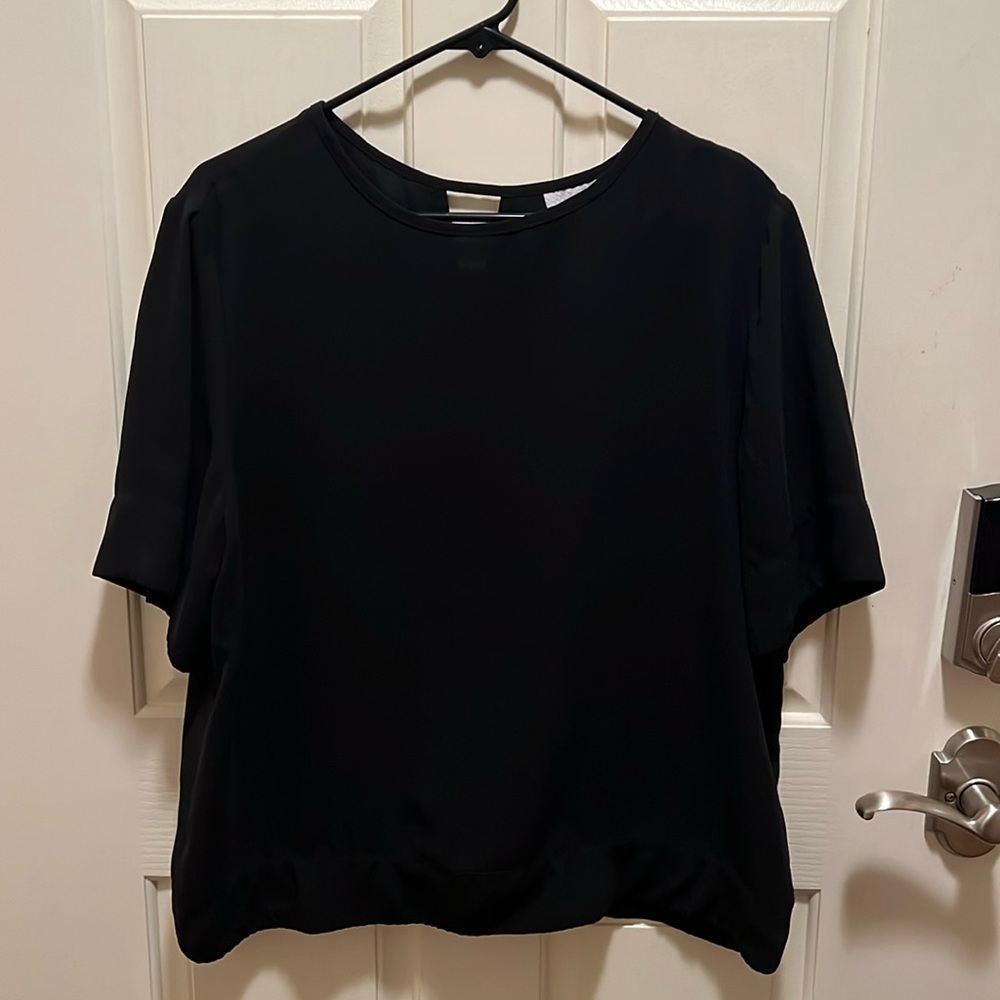Black XL short sleeve top